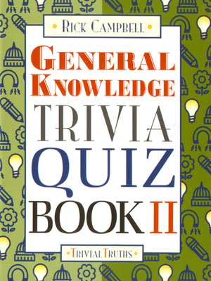General Knowledge Trivia Quiz Book - ebook